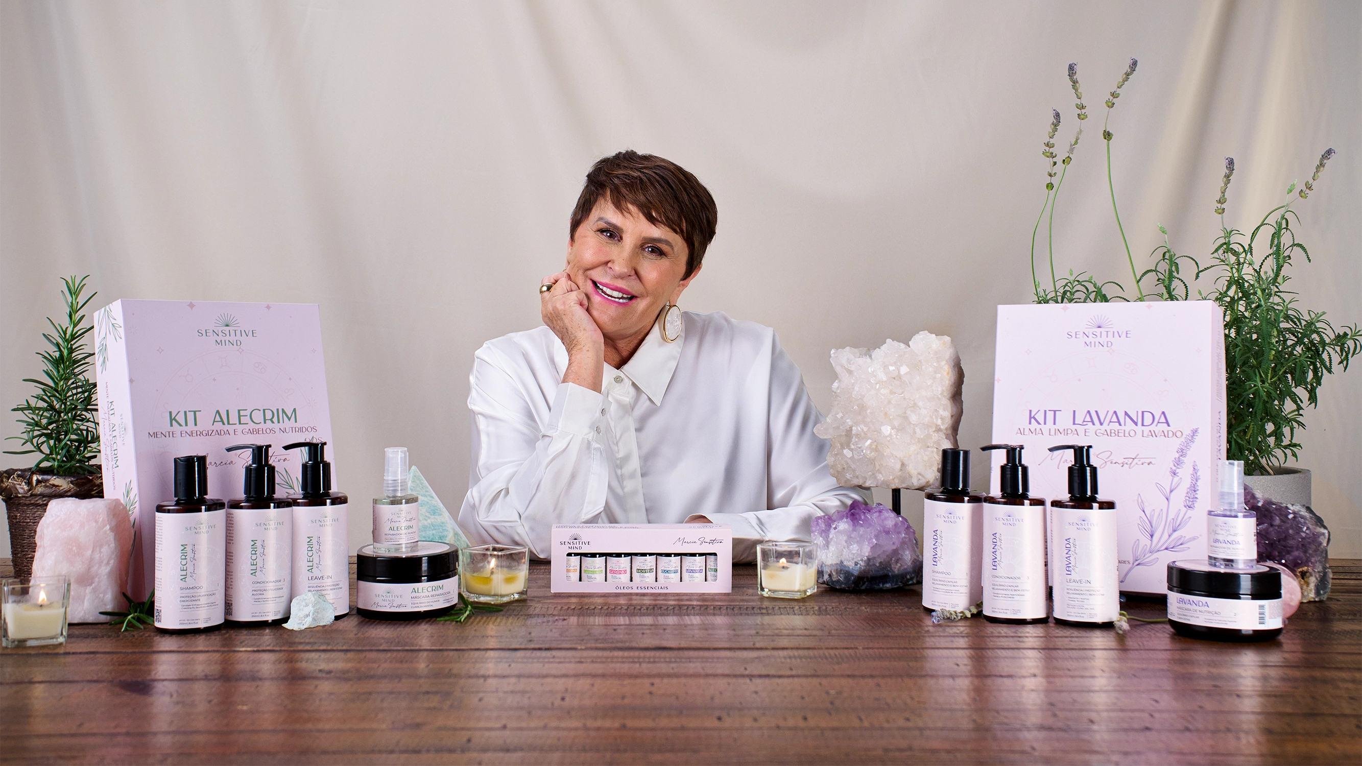 Sensitive Mind — Márcia Sensitiva com produtos